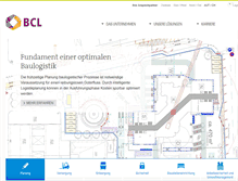 Tablet Screenshot of bcl-baulogistik.com